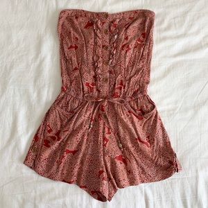 Fun Strapless Romper